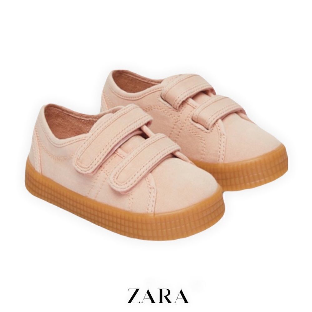 ZARA Kids | Pink | COTTON SNEAKERS